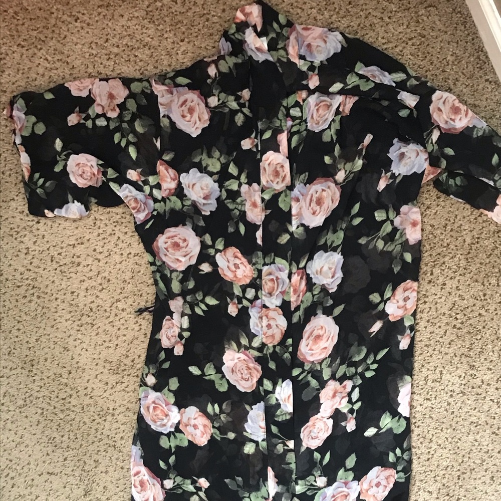 Floral kimono